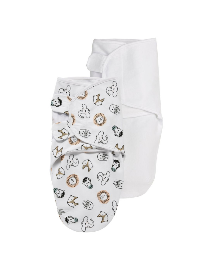 Meyco 2 Pack Swaddle Animal Multicolour 0-3 μηνών  |  MEY-310019