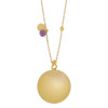 ProudMama Bola Olivia Gold Chain Αμέθυστος  |  PM-660