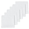 Meyco Πετσετάκια Λαβέτες Πακέτο των 6 (30x30cm) - White