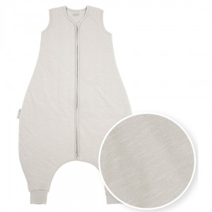 Meyco Υπνόσακος με πόδια Slub grey (9 μηνών – 5 ετών) - 80cm