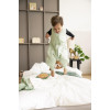 Meyco Υπνόσακος με πόδια Slub – soft green (9 μηνών-5 ετών) - 80cm