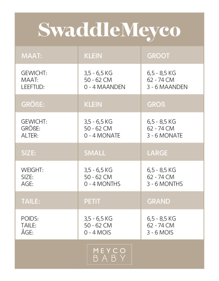 Meyco Swaddle Ροζ 0-3 μηνών