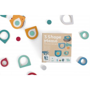 BS Toys – Παιχνίδι Μνήμης 3 Σχημάτων