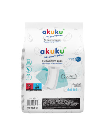 Akuku – Σερβιέτες Λοχείας (10pcs)