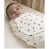 Meyco – Swaddle Mini Panther Ροζ απαλό 0-3 μηνών