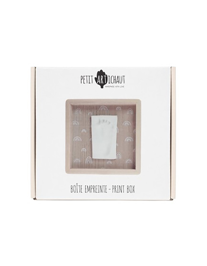 Print Box – Pretty Hearts - Petit Artichaut Keepsake Imprint made of Wood