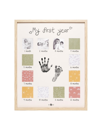 Petit Artichaut Baby Keepsake Frame made of Wood