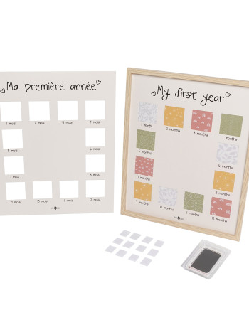 Petit Artichaut Baby Keepsake Frame made of Wood