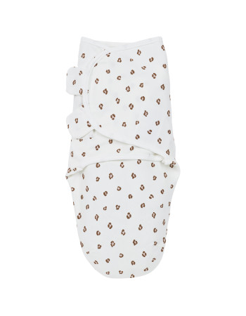 Meyco – Swaddle Mini Panther Ροζ απαλό 0-3 μηνών  |  MEY-155.162.41.01