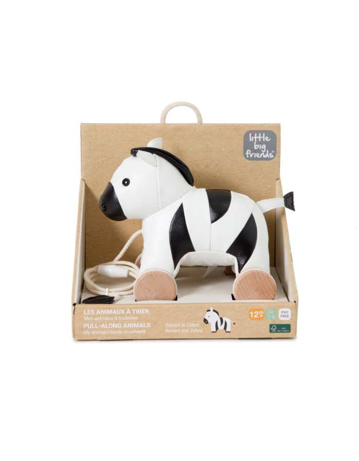 Robert the pull along zebra