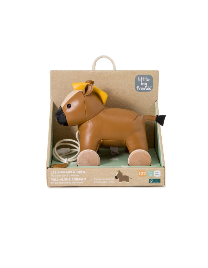 Charles the pull along horse