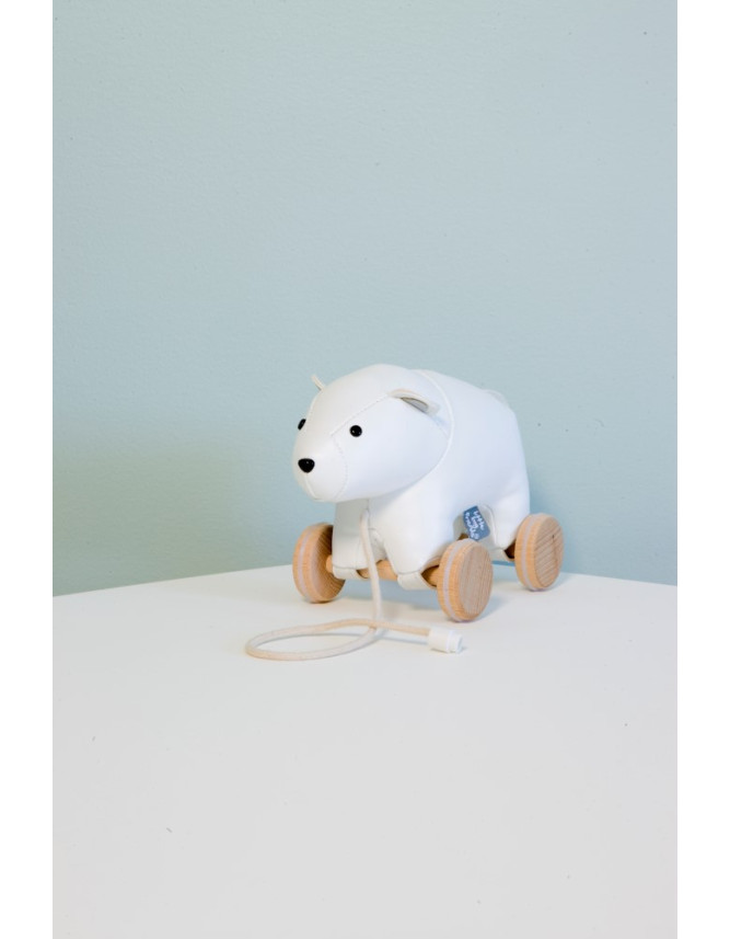 Nathan the pull along polar bear