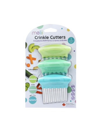Melii – Crinkle Cutters Blue