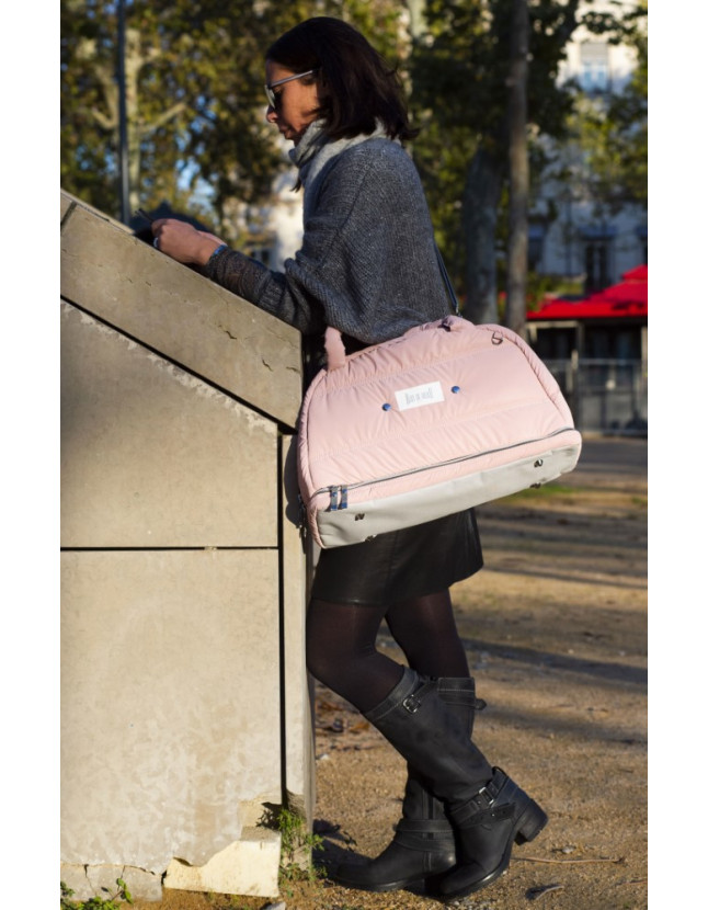 BoB Paris Tote Bag Doudoune Rose