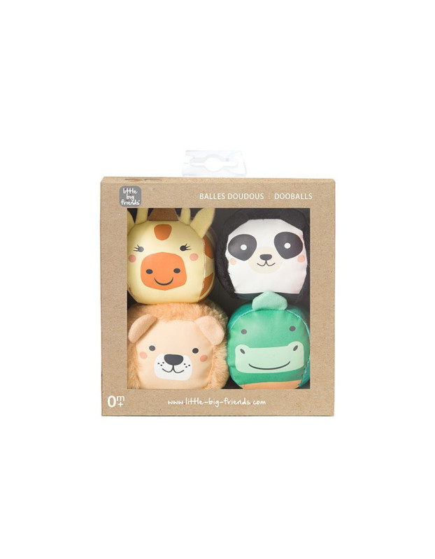 Dooballs Set 4 Zωάκια Jungle