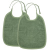 Meyco Σετ 2 Βαμβακερές Σαλιάρες Forest Green  |  MEY-611232