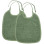 Meyco Σετ 2 Βαμβακερές Σαλιάρες Forest Green  |  MEY-611232
