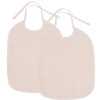 Meyco Σετ 2 Βαμβακερές Σαλιάρες Soft Pink
