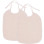 Meyco Σετ 2 Βαμβακερές Σαλιάρες Soft Pink  |  MEY-611281