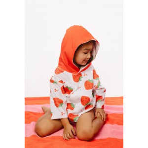 Swim Coverup UPF50  Strawberry 0-12 μηνών