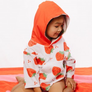 Swim Coverup UPF50  Strawberry 0-12 μηνών