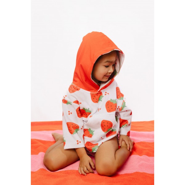 Swim Coverup UPF50  Strawberry 0-12 μηνών