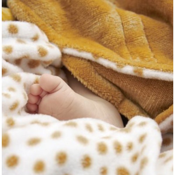 Meyco Fleece Wrap Για Το Κάθισμα Αυτοκινήτου Cheetah Honey Gold