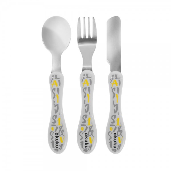 Σετ κουτάλι, πιρούνι και μαχαίρι από ανοξείδωτο ατσάλι