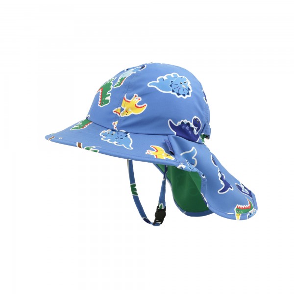 Zoocchini Cape Sunhat UPF50 Devin the Dinosaur And Friends - 6-24m