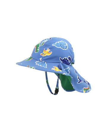 Zoocchini Cape Sunhat UPF50 Devin the Dinosaur And Friends - 6-24m  |  ZOO15060-6-24M