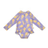 Zoocchini Ολόσωμο Μαγιώ με Μανίκια UV Pineapple