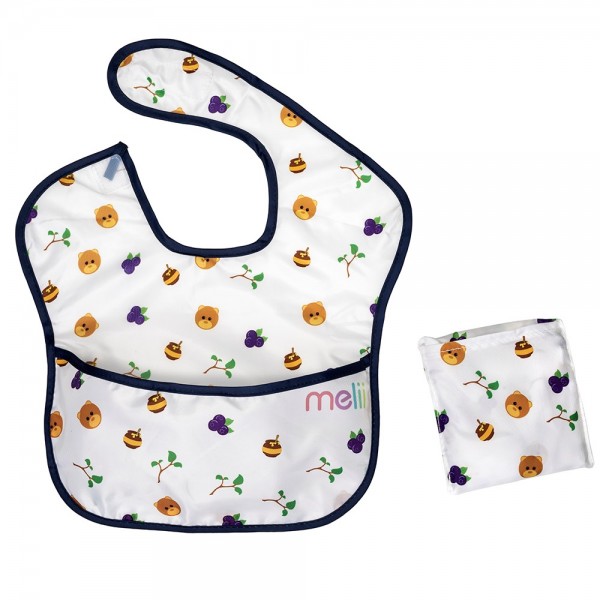 Melii – Σετ Σαλιάρες Bear (2 τμχ.)