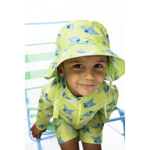 Zoocchini Cape Sunhat UPF50 Devin the Dinosaur And Friends 
