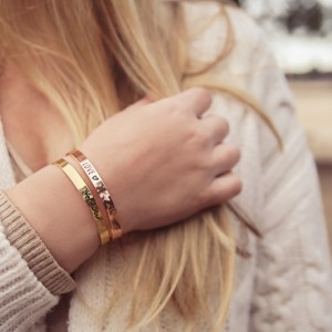 Proud Mama Βραχιόλι Χειροπέδα Forever Rose Gold