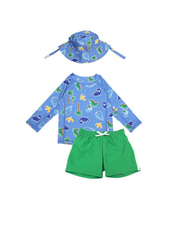 Σετ UV Μαγιώ Bucket Καπέλο Μπλούζα Devin the Dino | Friends - 12-24m  |  ZOO16008-12-24M