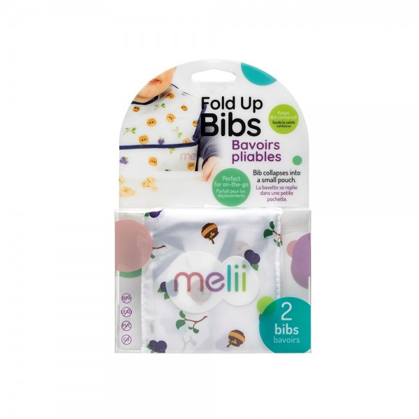 Melii – Σετ Σαλιάρες Bear (2 τμχ.)