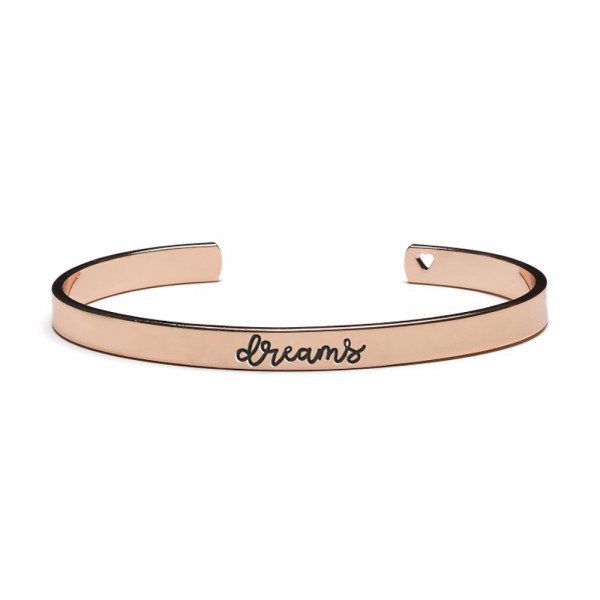 Proud Mama Βραχιόλι Χειροπέδα Dreams Rose Gold