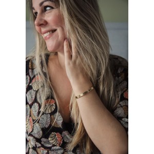 Proud Mama Βραχιόλι Χειροπέδα Mama Rose Gold