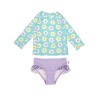 Zoocchini Σετ UV Μαγιώ και Μπλούζα Daisy - 12-24m