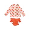 Zoocchini Σετ UV Μαγιώ και Μπλούζα Strawberry - 12-24m