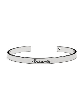 Proud Mama Βραχιόλι Χειροπέδα Dreams Silver