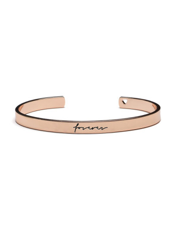 Proud Mama Βραχιόλι Χειροπέδα Forever Rose Gold