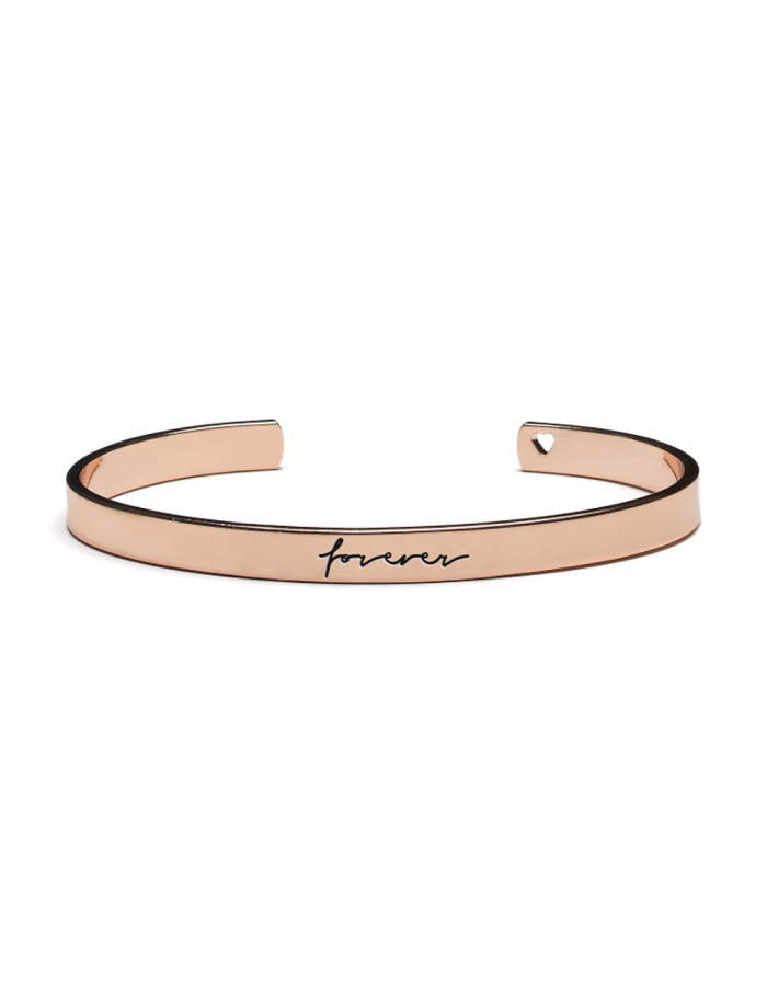 Proud Mama Βραχιόλι Χειροπέδα Forever Rose Gold