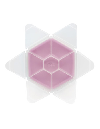 Melii – Snackle Box Hexagon Pink | MEL23700 Melii – Snackle Box Hexagon Pink | MEL23700