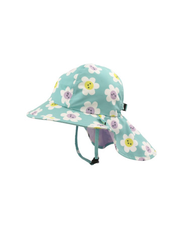 Zoocchini Cape Sunhat UPF50 Daisy - 6-24m  |  ZOO15062-6-24M