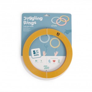 BS Toys – Ξύλινοι Δακτύλιοι Ζογκλερικών