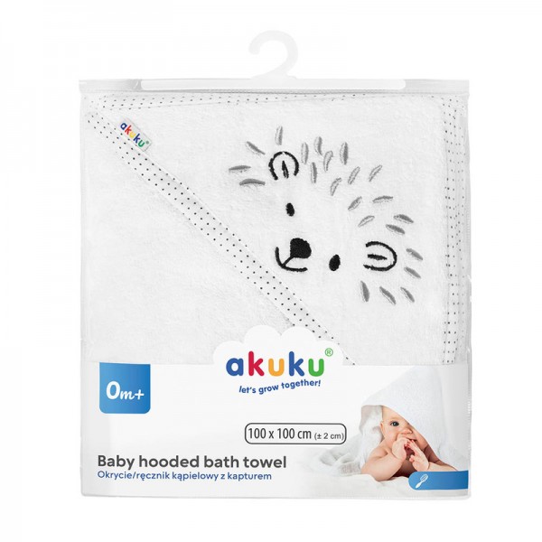 Βρεφική Πετσέτα με Κουκούλα Σκαντζόχοιρος