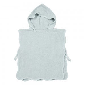 Meyco Πόντσο Μπάνιου Wavy – grey blue – 1-3 years