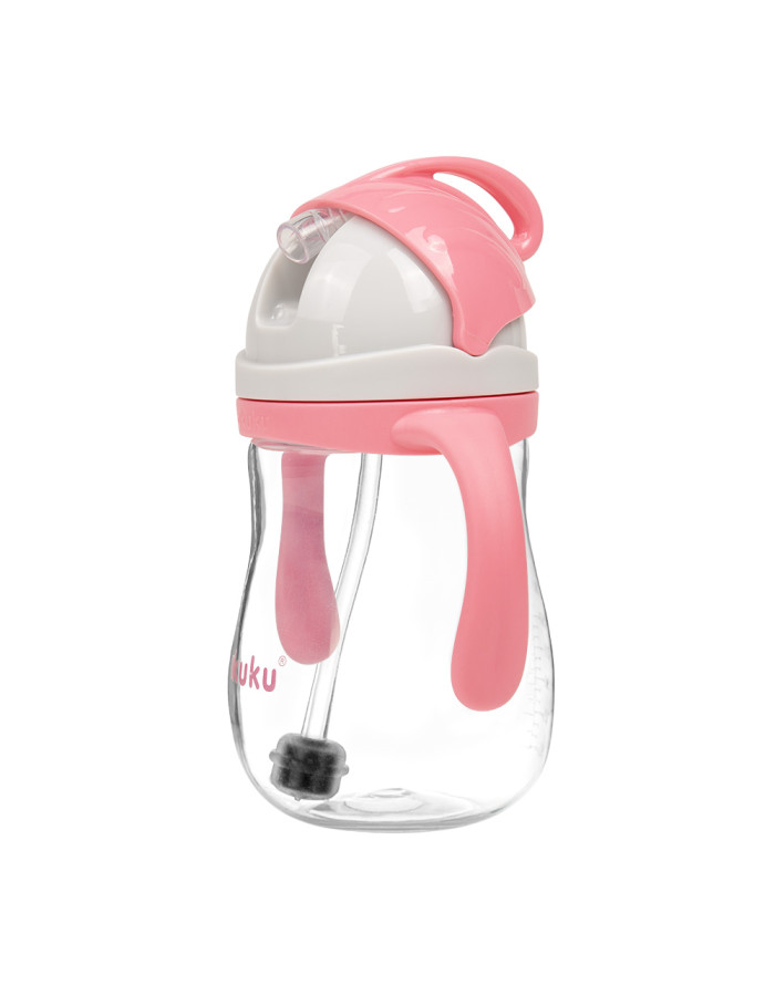Ποτηράκι με Καλαμάκι και Βαρίδι Pink