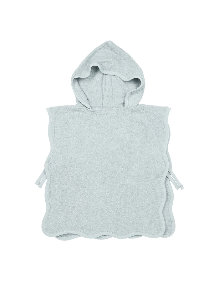 Meyco Πόντσο Μπάνιου Wavy – grey blue – 1-3 years